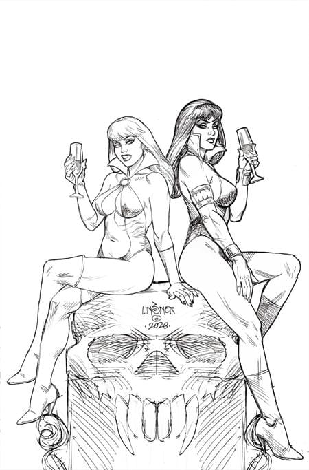 VAMPIRELLA (2026) #5 CVR P INC 1:10 JOSEPH MICHAEL LINSNER LINE ART VIRGIN VAR (Release Date: 08/26/2026)