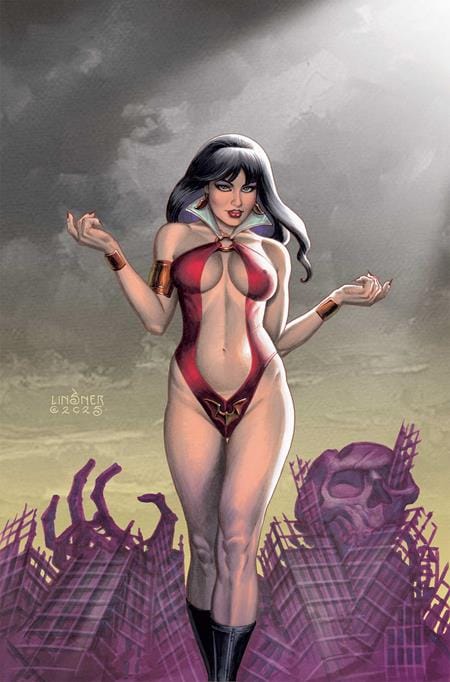 DYNAMITE Entertainment Comic Books > Incentives VAMPIRELLA ARMAGEDDON #8 CVR G INC 1:10 JOSEPH MICHAEL LINSNER VIRGIN VAR 72513035713708071 1225DE0752
