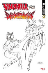 DYNAMITE Entertainment Comic Books > Incentives VAMPIRELLA VS DARKSTALKERS SPECIAL #1 (ONE SHOT) CVR K INC 1:15 JOSEPH MICHAEL LINSNER LINE ART VAR (Release Date: 10/07/2026) 72513036807201111 0826DE0900