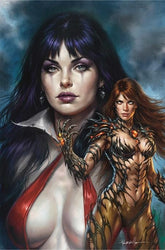 DYNAMITE Entertainment Comic Books > Incentives VAMPIRELLA X WITCHBLADE SPECIAL #1 (ONE SHOT) CVR M INC 1:25 LUCIO PARRILLO VIRGIN VAR (Release Date: 09/23/2026) 72513036739601131 0726DE0905