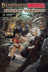 DYNAMITE Entertainment Comic Books PATHFINDER VAMPIRELLA BLADE OF DARKNESS #1 CVR A STEVEN CUMMINGS (Release Date: 10/28/2026) 72513036738901011 0826DE0784