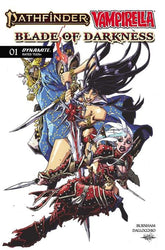 DYNAMITE Entertainment Comic Books PATHFINDER VAMPIRELLA BLADE OF DARKNESS #1 CVR B ANDREW HUERTA VAR (Release Date: 10/28/2026) 72513036738901021 0826DE0785