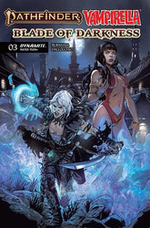 DYNAMITE Entertainment Comic Books PATHFINDER VAMPIRELLA BLADE OF DARKNESS #3 CVR A STEVEN CUMMINGS (Release Date: 12/23/2026) 72513036738903011 1026DE0677