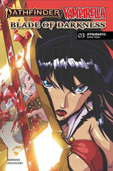 DYNAMITE Entertainment Comic Books PATHFINDER VAMPIRELLA BLADE OF DARKNESS #3 CVR B ANDREW HUERTA VAR (Release Date: 12/23/2026) 72513036738903021 1026DE0678