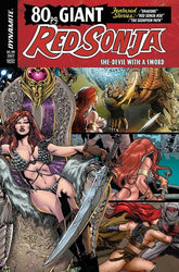 DYNAMITE Entertainment Comic Books RED SONJA 80 PAGE GIANT #1 (ONE SHOT) CVR B ROBERTO CASTRO RETRO VAR (Release Date: 01/13/2027) 72513037130001021 1126DE0642