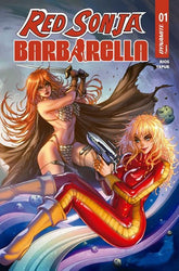 DYNAMITE Entertainment Comic Books RED SONJA BARBARELLA #1 CVR B COLLETTE TURNER VAR (Release Date: 11/04/2026) 72513036857701021 0926DE0707