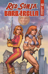 DYNAMITE Entertainment Comic Books RED SONJA BARBARELLA #2 CVR A JOSEPH MICHAEL LINSNER (Release Date: 12/02/2026) 72513036857702011 1026DE0686