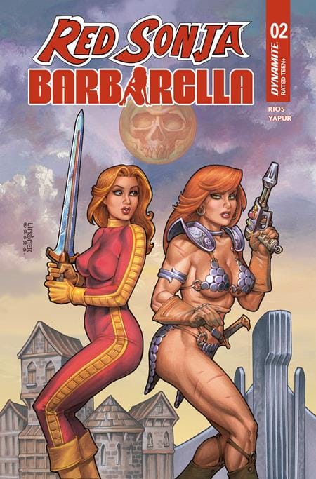 DYNAMITE Entertainment Comic Books RED SONJA BARBARELLA #2 CVR A JOSEPH MICHAEL LINSNER (Release Date: 12/02/2026) 72513036857702011 1026DE0686