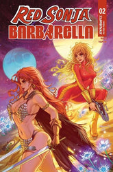 DYNAMITE Entertainment Comic Books RED SONJA BARBARELLA #2 CVR B COLLETTE TURNER VAR (Release Date: 12/02/2026) 72513036857702021 1026DE0687