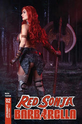 DYNAMITE Entertainment Comic Books RED SONJA BARBARELLA #2 CVR D COSPLAY IVY RED SONJA VAR (Release Date: 12/02/2026) 72513036857702041 1026DE0689