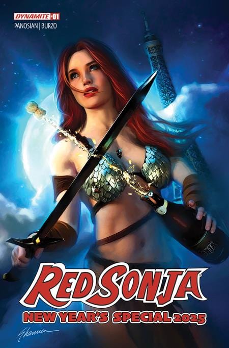 DYNAMITE Entertainment Comic Books RED SONJA NEW YEARS SPECIAL 2025 #1 (ONE SHOT) CVR B SHANNON MAER VAR 72513036195001021 1025DE0611