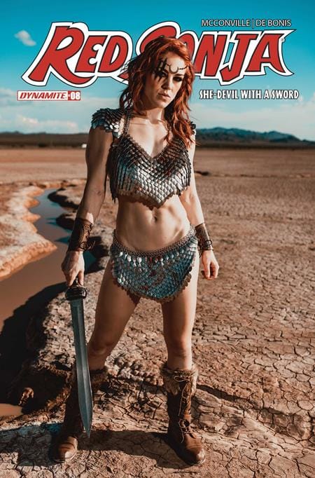 DYNAMITE Entertainment Comic Books RED SONJA SHE DEVIL WITH A SWORD #8 CVR E COSPLAY MOLLY STEWART VAR (Release Date: 12/09/2026) 72513036484508051 1026DE0701