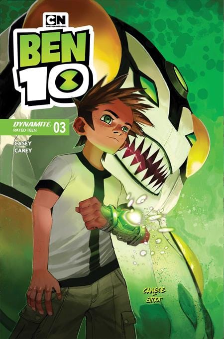DYNAMITE Entertainment Comic Books > Signed BEN 10 #3 CVR E ERIC CANETE VAR [SIGNED BY JOE CASEY] TE-0526DE0679-SIGNED