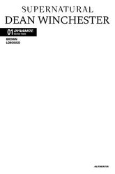 DYNAMITE Entertainment Comic Books SUPERNATURAL DEAN WINCHESTER #1 CVR F BLANK AUTHENTIX VAR (Release Date: 10/21/2026) 72513036765501061 0826DE0822