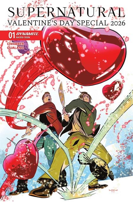 DYNAMITE Entertainment Comic Books SUPERNATURAL VALENTINES DAY SPECIAL 2026 #1 (ONE SHOT) CVR D PASQUALE QUALANO VAR 72513036287201041 1225DE0676