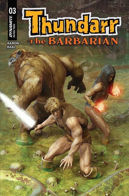 DYNAMITE Entertainment Comic Books THUNDARR THE BARBARIAN #3 CVR C BJORN BARENDS VAR 72513036251303031 0126DE0680