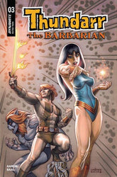 DYNAMITE Entertainment Comic Books THUNDARR THE BARBARIAN #3 CVR D JOSEPH MICHAEL LINSNER VAR 72513036251303041 0126DE0681