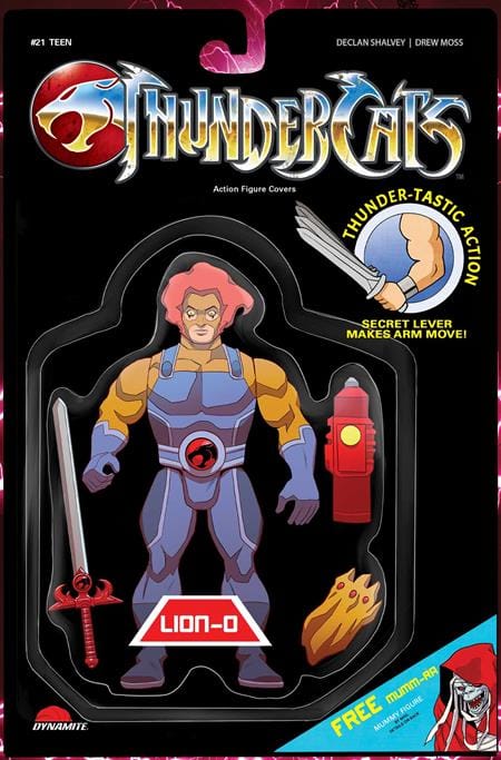 DYNAMITE Entertainment Comic Books THUNDERCATS #21 CVR F DREW MOSS ACTION FIGURE VAR 72513034116721061 0825DE0739