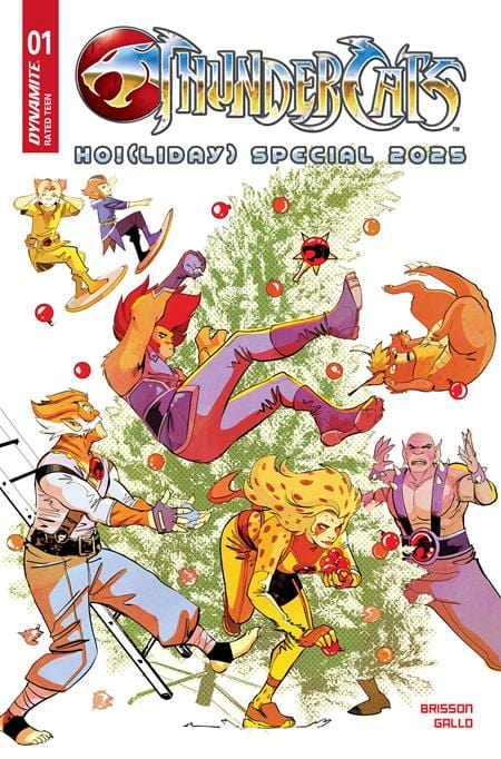 DYNAMITE Entertainment Comic Books THUNDERCATS HO!(LIDAY) SPECIAL 2025 #1 (ONE SHOT) CVR A SEBASTIAN PIRIZ 72513036197401011 1025DE0673