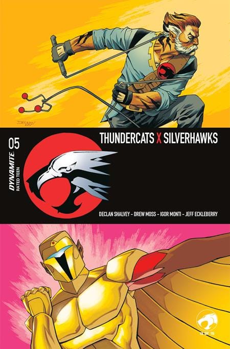 DYNAMITE Entertainment Comic Books THUNDERCATS X SILVERHAWKS #5 CVR A DECLAN SHALVEY (Release Date: 08/12/2026) 0626DE0785