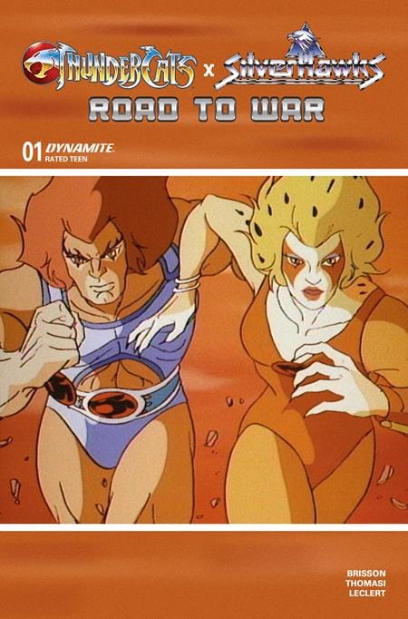 DYNAMITE Entertainment Comic Books THUNDERCATS X SILVERHAWKS ROAD TO WAR (ONE SHOT) CVR E ANIMATION ART VAR 72513036345901051 0126DE0706