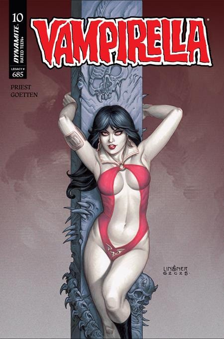DYNAMITE Entertainment Comic Books VAMPIRELLA #10 CVR C JOSEPH MICHAEL LINSNER VAR 72513035358010031 1025DE0693