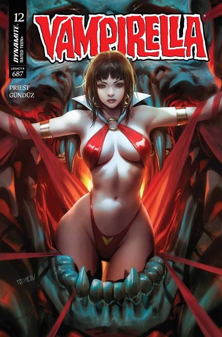 DYNAMITE Entertainment Comic Books VAMPIRELLA #12 CVR B DERRICK CHEW VAR 72513035358012021 0126DE0726