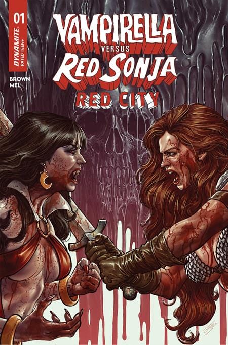 DYNAMITE Entertainment Comic Books VAMPIRELLA VS RED SONJA RED CITY #1 CVR B DIEGO YAPUR VAR (Release Date: 08/05/2026) 0626DE0820