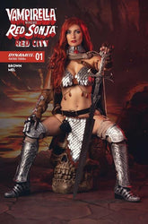 DYNAMITE Entertainment Comic Books VAMPIRELLA VS RED SONJA RED CITY #1 CVR D COSPLAY RED SONJA IVYCOSPLAY VAR (Release Date: 08/05/2026) 0626DE0822