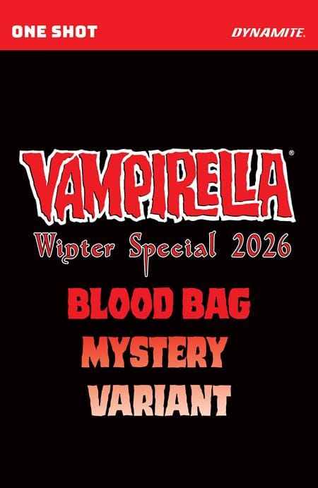 DYNAMITE Entertainment Comic Books VAMPIRELLA WINTER SPECIAL 2026 #1 (ONE SHOT) CVR E BLIND BAG VAR 72513036256801051 1125DE0678