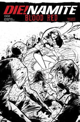 DYNAMITE Entertainment Comics > Incentives DIENAMITE BLOOD RED #2 CVR I INC 1:5 DAVID COUSENS LINE ART FOC BONUS VAR 72513035985802091 0925DE8138