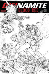 DYNAMITE Entertainment Comics > Incentives DIENAMITE BLOOD RED #2 CVR J INC 1:5 ROBERTO MELI LINE ART FOC BONUS VAR 72513035985802101 0925DE8139