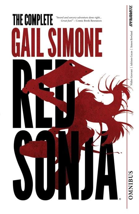 DYNAMITE Entertainment Graphic Novel COMPLETE GAIL SIMONE RED SONJA OMNIBUS TP 9781524129538 0626DE0686