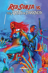 DYNAMITE Entertainment Graphic Novel RED SONJA VS ARMY OF DARKNESS TP 9781524128555 0326DE0672
