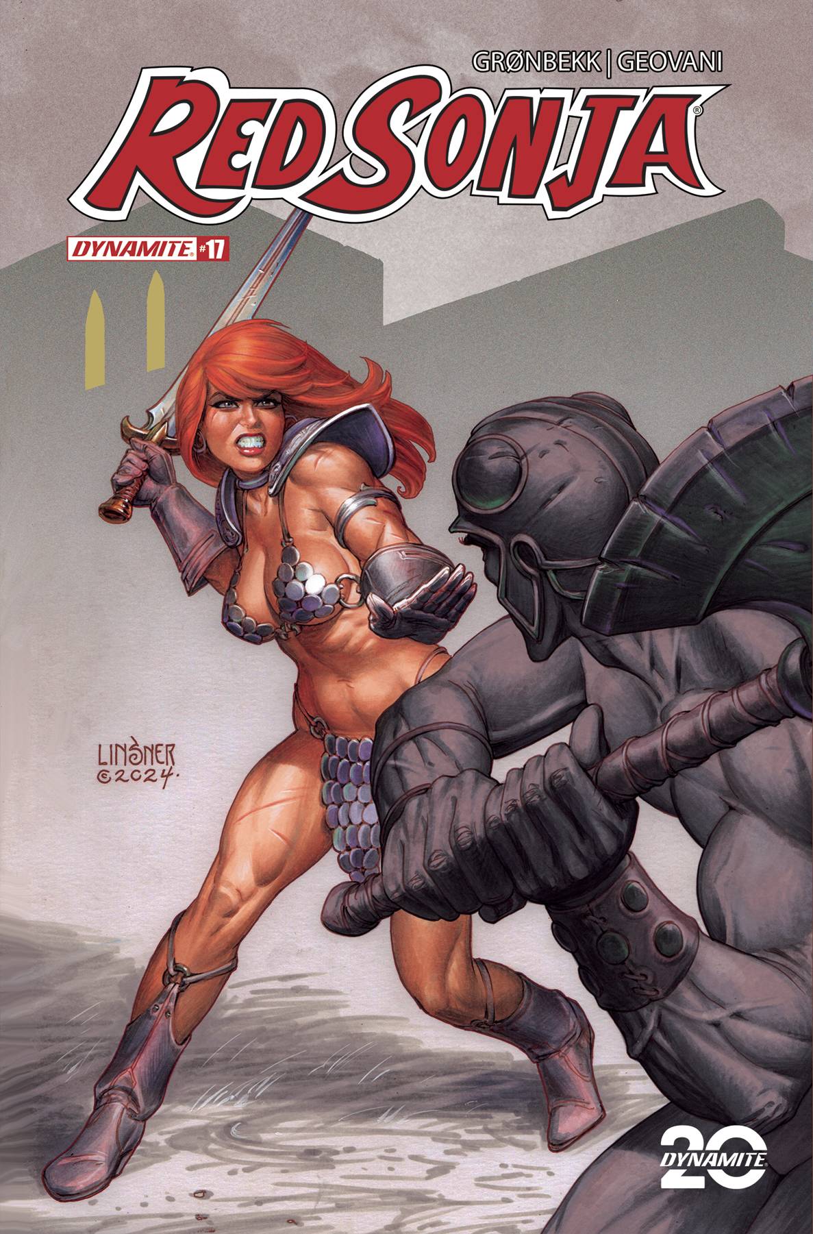 Dynamite Graphic Novel RED SONJA 2023 #17 CVR C LINSNER 72513033135917031 OCT240271