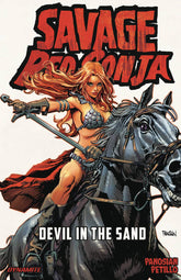 Dynamite Graphic Novel SAVAGE RED SONJA DEVIL IN THE SAND TP 9781524125257 JUN240363