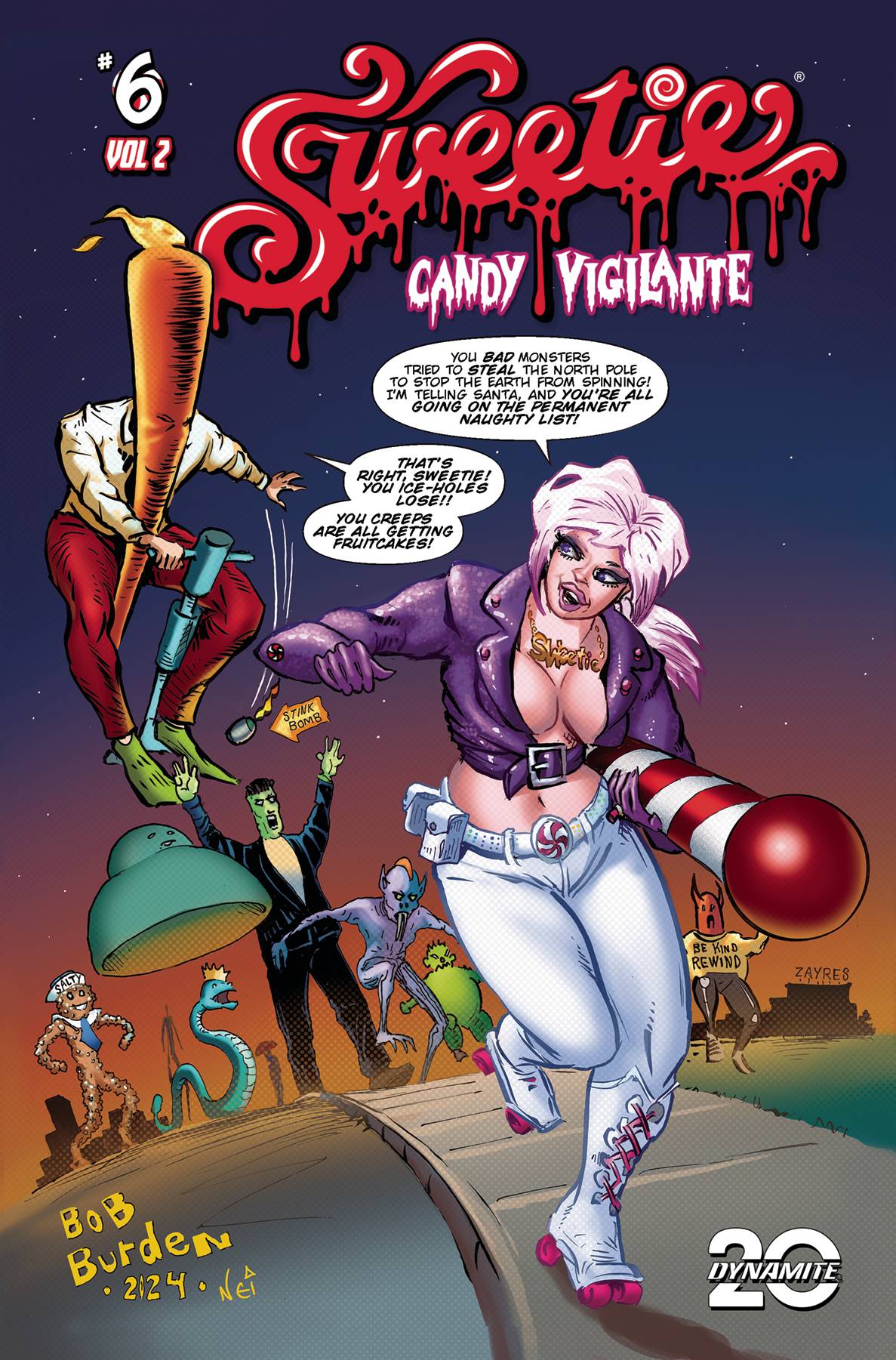 Dynamite Graphic Novel SWEETIE CANDY VIGILANTE VOL 2 #6 CVR B BURDEN (MR) 72513034119806021 OCT240305