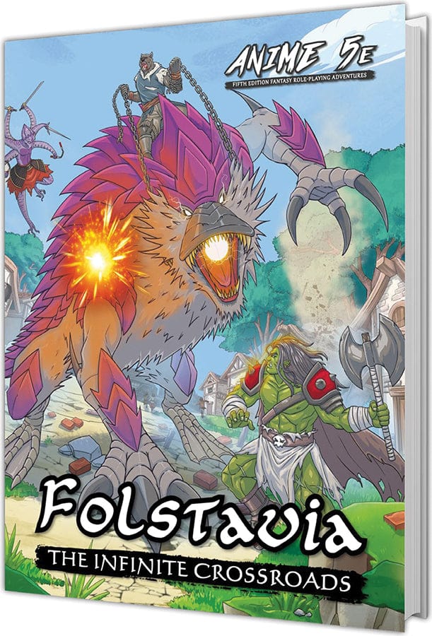 Dyskami Publishing Books > RPG Anime 5E: Folstavia - The Infinite Crossroads Expansion (Hardcover) 9781989695265 DYS 600