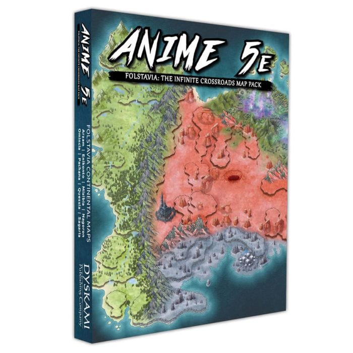 Dyskami Tabletop Games > Large Box Games > Expansions Anime 5E: Folstavia Map Pack 9781989695340 DYS604