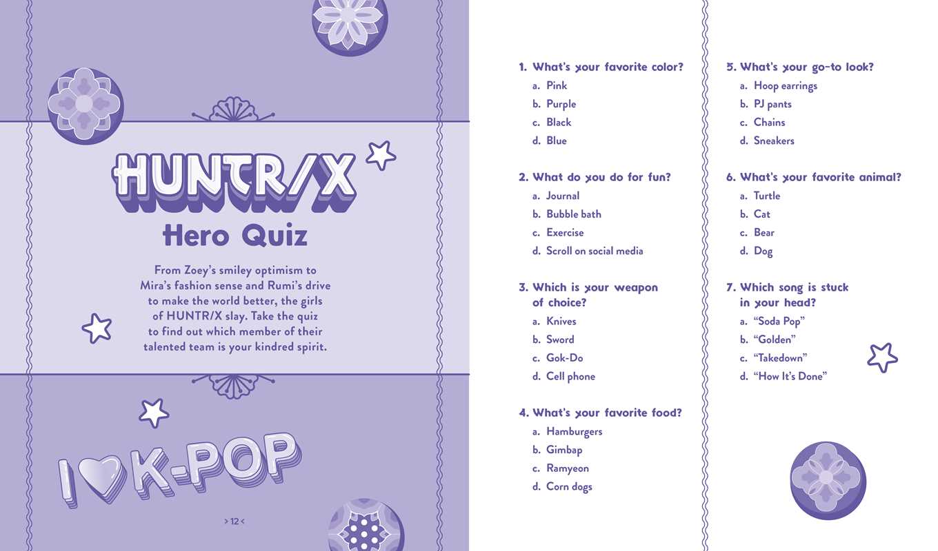 Unofficial KPop Demon Hunters Activity Book.