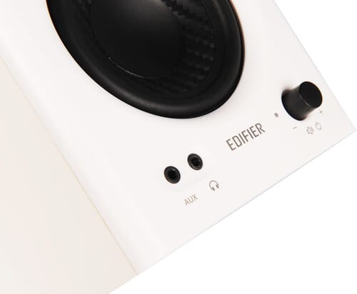 Edifier Music > Audio Equipment Edifier MR4 Powered Studio Monitor 2.0 Speakers 42 Watts (White) 875674005855 EDF05855