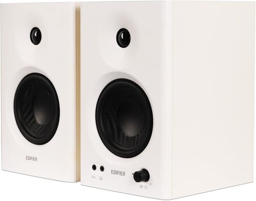 Edifier Music > Audio Equipment Edifier MR4 Powered Studio Monitor 2.0 Speakers 42 Watts (White) 875674005855 EDF05855