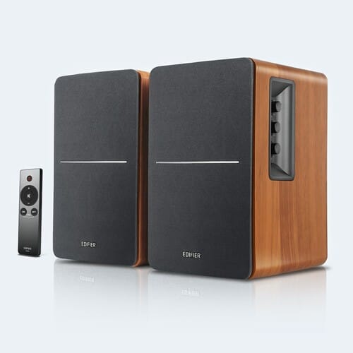 Edifier Music > Audio Equipment Edifier R1280T Powered Bookshelf Speakers - 42 Watts (Wood Finish) (4001345) 875674001345 EDF01345