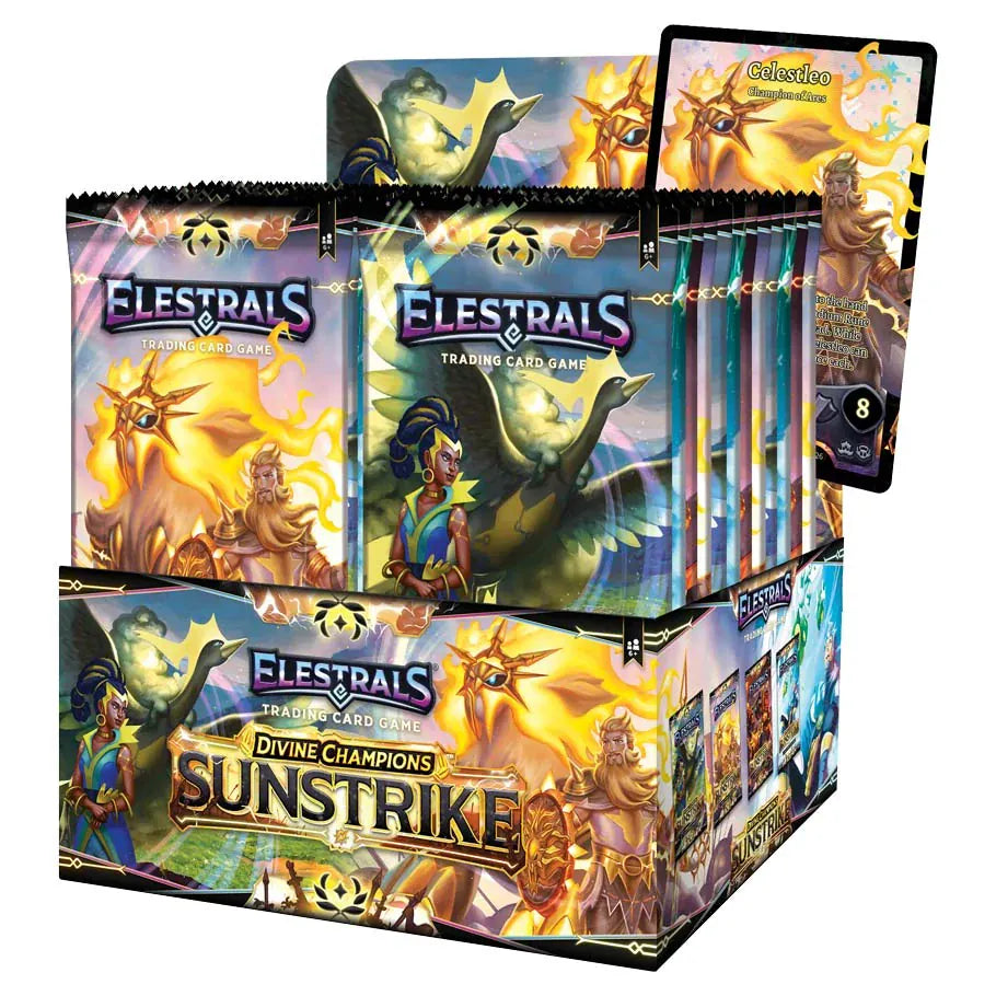 Elestrals LLC Trading Card Games Elestrals TCG: Sunstrike Booster Pack 810148652999 ELSSSTBPD-BP