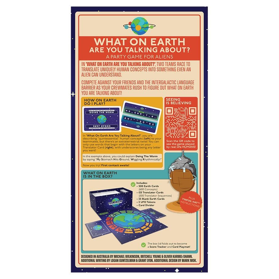 End Transmission Games Board Games What on Earth Are You Talking About? 724022289709 ETGWOE01