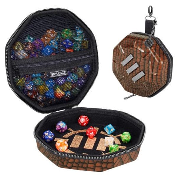 Enhance Gaming Game Supplies > Dice Storage Enhance: Dice Case Collector's Edition Brown 637836621354 ACPTCED200BREW
