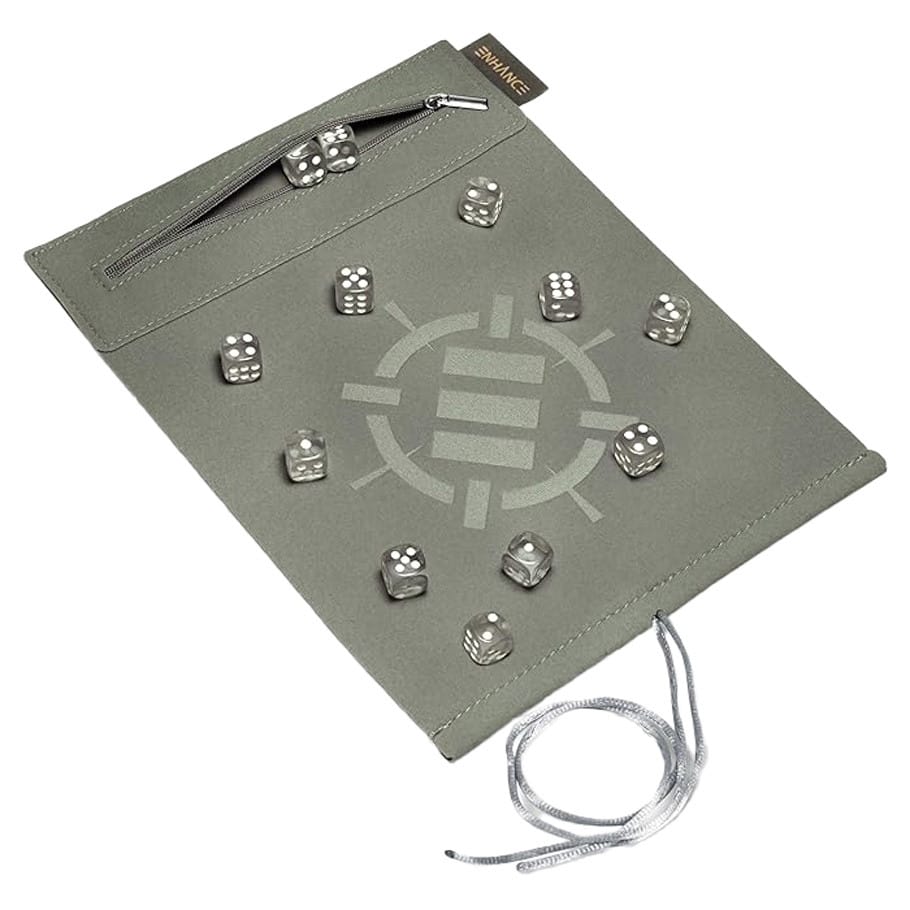 Enhance Gaming Game Supplies > Dice Towers/Trays/Cups Enhance: Roll on a Scroll: 12D6: Gray 37836629961 ACPTDR6100SVEW