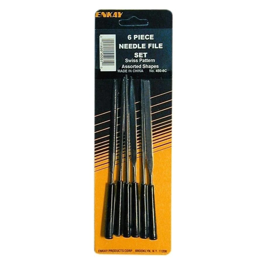 Enkay Products Hobby Supplies > Tools Tool: Needle File Set: 6pc 011499450610 ENK450-6C