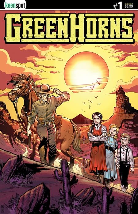 Ex Posse Holdings Comic Books GREENHORNS #1 Second Printing Cvr A Athila Fabbio Pete Pantazis 70712974141700112 1025EX0715