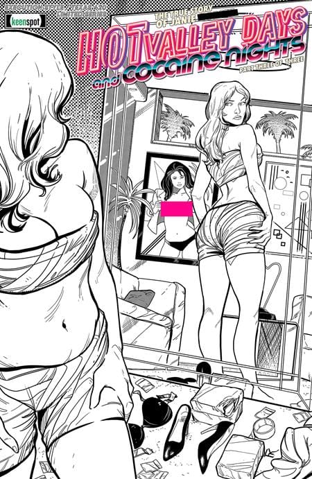 Ex Posse Holdings Comic Books HOT VALLEY DAYS #3 CVR B FARID KARAMI COLORING BOOK VAR (MR) 60283502311900321 0725EX542